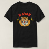 Rawr Tiger Kawaii T-shirt (Design voorkant)