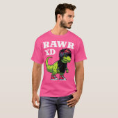 RAWR XD Scene Kind 2000S Esthetische Dinosaurus EM T-shirt (Voorkant volledig)