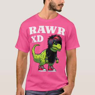 RAWR XD Scene Kind 2000S Esthetische Dinosaurus EM T-shirt