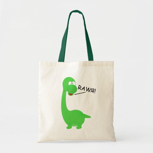Rawrosaur Dinosaur Tote Bag (Voorkant)
