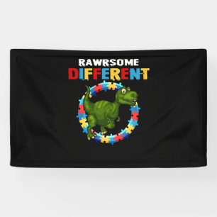 Rawrsomally Different Dinosaur Autism Awareness Spandoek