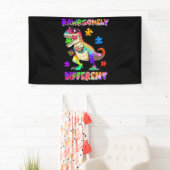 Rawrsomally Different Dinosaur Autism Awareness Spandoek (Insitu)