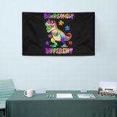 Rawrsomally Different Dinosaur Autism Awareness Spandoek (Beurs)