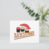Rawsome! Briefkaart (Staand voorkant)
