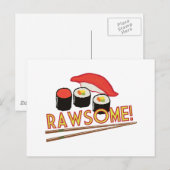 Rawsome! Briefkaart (Voorkant / Achterkant)