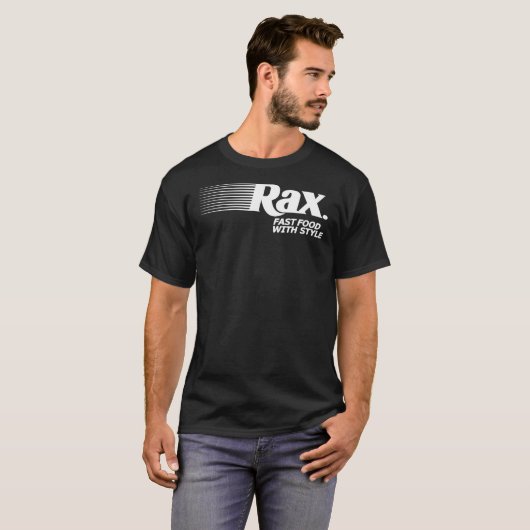 Rax Restaurant Design  80s and 90s Defunct Restaur T-shirt (Voorkant volledig)