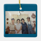 Ray, Betty, Nony, Ben Keramisch Ornament (Voorkant)