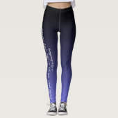 Ray Bradbury Jump & Build Your Wings Quote, Ombre Leggings (Voorkant)