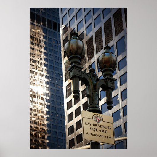 Ray Bradbury Square, Los Angeles Poster (Voorkant)