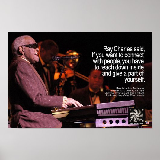 RAY CHARLES ROBINSON POSTER (Voorkant)