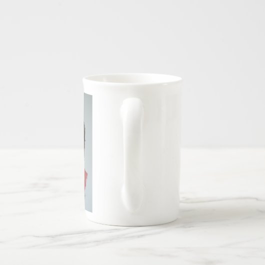 Ray Gravell Porselein Kop (Achterkant)