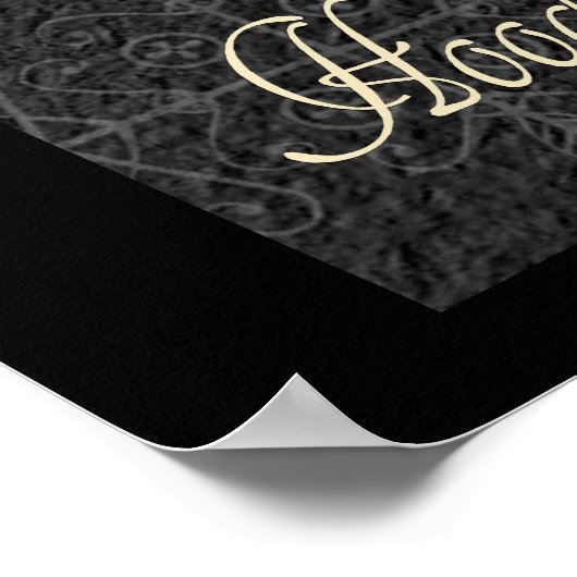 Ray het Hobo-Man leest driemaandelijks Hoodoo & Co Poster (Hoek)