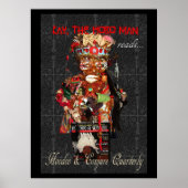 Ray het Hobo-Man leest driemaandelijks Hoodoo & Co Poster (Voorkant)