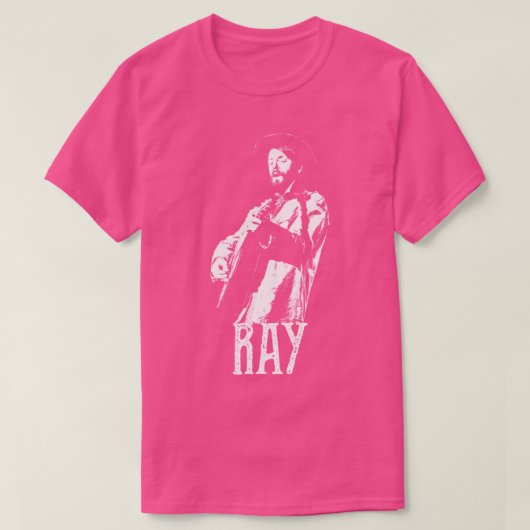 Ray Lamontagne Wit Stencil2 T-shirt (Design voorkant)
