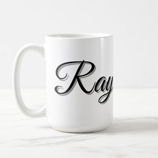 Ray Mans Naam, Koffiemok (Links)