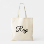 Ray Mans Naam, Tote Bag (Achterkant)