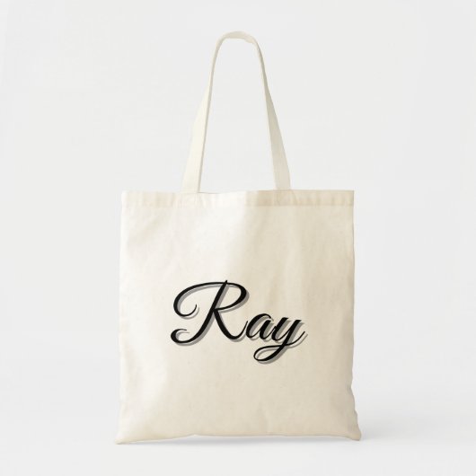 Ray Mans Naam, Tote Bag (Voorkant)
