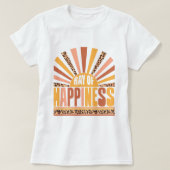 Ray of Happiness, Retro Sunshine Summer T-shirt (Design voorkant)