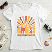 Ray of Happiness, Retro Sunshine Summer T-shirt