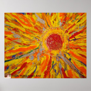 "Ray of Hope" van Snoep Waters Autism Artist Poster