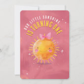 Ray of Joy - Sunshine Eerste Verjaardagsfeest Kaart (Voorkant)