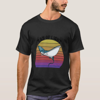 Ray Of Light Stingrays Sea Ocean Nature Underwater T-shirt