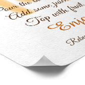 Ray of Sun Theme Sunshine Baby shower Mam osa bar Poster (Hoek)