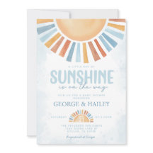 Ray of Sunshine Baby shower Invitation