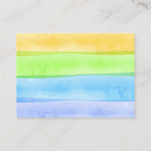 Ray of Sunshine Baby shower Luierkaartje Informatiekaartje (Achterkant)