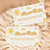 Ray of Sunshine Baby shower Luierkaartje Informatiekaartje