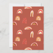 Ray of Sunshine | Boho Baby shower Kaart (Achterkant)