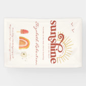Ray of Sunshine | Boho Baby shower Spandoek (Horizontaal)