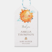 Ray of Sunshine Boho Rainbow Baby shower Favor Cadeaulabel (Voorkant)