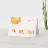 Ray of Sunshine | Boho Summer Hartelijk dank Bedankkaart (Voorkant)