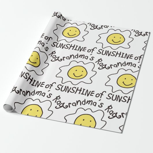 Ray of Sunshine Cadeaupapier (Uitgerold)