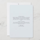 Ray of Sunshine Clouds Boy Blue Baby shower Kaart (Achterkant)