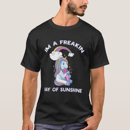 Ray of Sunshine, ik ben een frisse zonnestraal T-shirt (Voorkant)