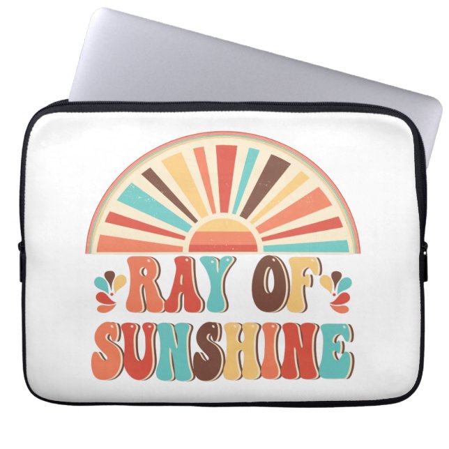 Ray of Sunshine Laptop Sleeve (Voorkant)