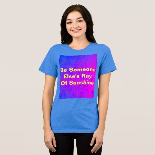 Ray of Sunshine Tri-Blend Shirt (Voorkant volledig)