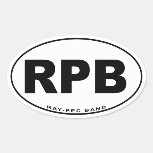 Ray-Pec Band Sticker (Voorkant)