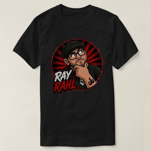 Ray Rahl Donker T-shirt (Design voorkant)