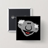 Ray Reviewen Square Ray Badge Vierkante Button 5,1 Cm (Voorkant /achterkant)