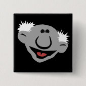 Ray Reviewen Square Ray Badge Vierkante Button 5,1 Cm (Voorkant)