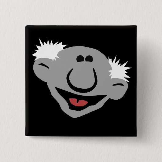 Ray Reviewen Square Ray Badge Vierkante Button 5,1 Cm (Voorkant)