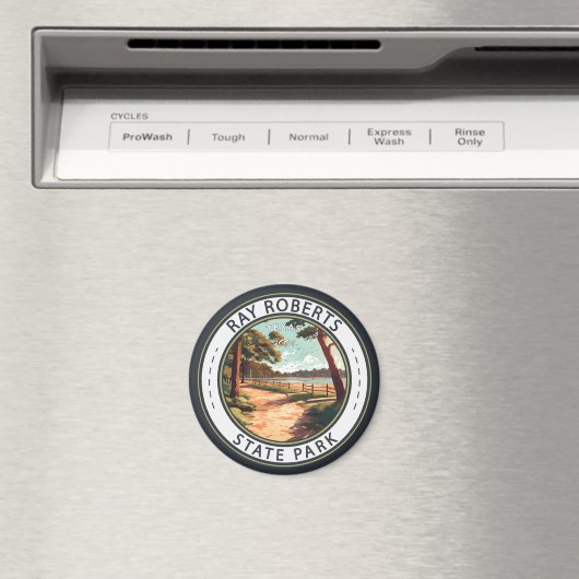 Ray Roberts State Park Texas Badge Magneet (Insitu (Vaatwasser))