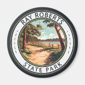 Ray Roberts State Park Texas Badge Magneet (Voorkant)