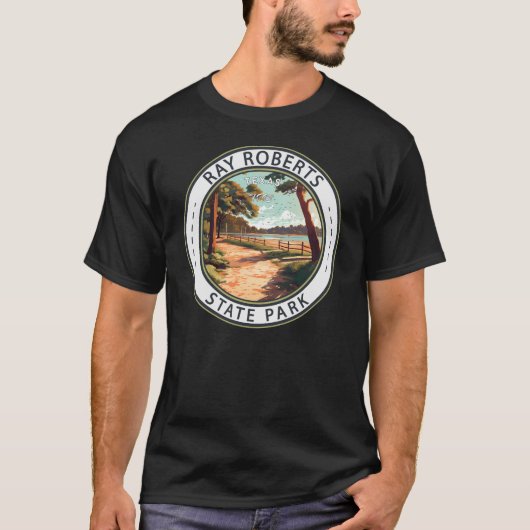 Ray Roberts State Park Texas Badge T-shirt (Voorkant)
