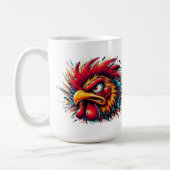 "Ray the Fierce Rooster" Mug Koffiemok (Links)