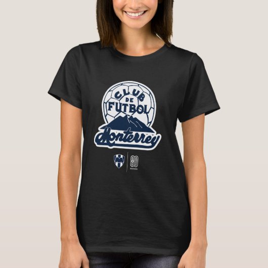Rayados de Monterrey 80ste verjaardag T-shirt (Voorkant)
