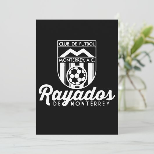 Rayados De Monterrey Mexico Retro 86 Futbol Soccer (Staand voorkant)